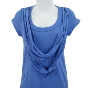 LAMADE Maternity Short Sleeve Ruched T-Shirt Tunic